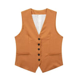 Vest 99293210 High Waist Casual Shorts 9929221