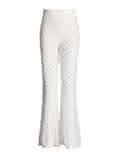 Zingj Casual Suit Autumn 2024 New Flower Splicing Long Sleeve Suit Jacket Nail Bead Micro La Straight