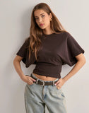 Korean Version Design Round Collar Collar Collar Short-Sleeved T-Shirt For The Summer New Simple And Pure Color Loose