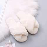 Women's Winter Indoor Cute Korean Version Of Futair Personality With Woolen Cotton Home Dormitory Hairy