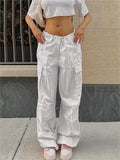 Y2K Baggy Parachute Drawstring Cargo