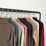 Zingj Turtleneck Bottom Shirt Women Autumn And Winter Pure Color Long Sleeve T-Shirt Women's New Korean Version Slim Slim Versatile