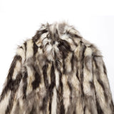 Women's Clothing Explosion Fashion Casual Faux Fur Effect Coat