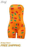 Off Shoulder Romper Bodycon Women Fashion Jumpsuit 2023 Bodysuit Shorts Butterfly Printed Short Sleeve Bodysuit
