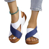 Sandals Women 2025 Summer New Pine Cake Thick Bottom With Skirt Casually Exposed Toe Beach