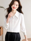 New Spring Day Overture White Long-Sleeved Set Of Sleeves Of The Maid's Spring Temperament OL