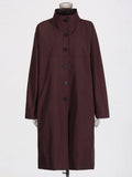 Women's Angolan Red Temperament Jacket 2025 Autumn New High-End Single-Drenity Loose Wind Coat Women's