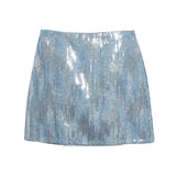 Shooting Hot Girl High Waist A Word Lysing Skirt New Flash Short Skirt Anti-Walking Step Bag Hip Skirt