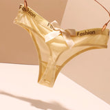 Lace Transparent Sexy Thong Female Scarlet Breathable Bow Low-Rise Cotton Crotch Hot