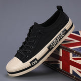 The Autumn Of 2025, Low-Help Canvas Men's Shoes Korean Version Of The Trend Of Soft-Soled Feet With A Soft Soles Of The Casual