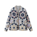 Women's Loose Print On Both Sides Of The Cotton Jacket