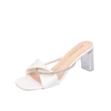 Transparent High-Heeled Cool Drag Women Wear 2025 Summer New Sandals With Coarse And Crystal