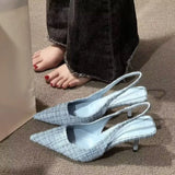 Fragrant High-Heeled Shoes Women 2025 New Summer Design Sense French Fashion Sandals Temperament Niche Single Shoes