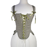 Autumn Women's New Fashioned Fish Bone Waist Corset With Sleeveless Sexy