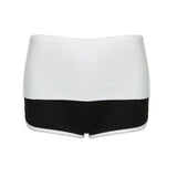 Hottie Letter Print Bag Hip Shorts Sexy Skinny Peach Hips Hot