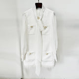 Autumn And Winter New Star Fashion Feathers Chiffon Splicing Coarse