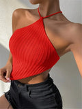 Neck Knitted Vest Design Sweater Wrapped