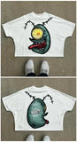 Printing Of Men's T-Shirt Blutosatire Billdog Cotton Oversized