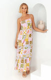 Zingj Summer Small Fresh Fashion Print Personality Back Hollow Sling