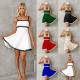 Zingj Summer New Pure And Fresh Sweet Pure Color Sexy Sling Short