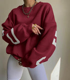 Women's Casual Fashion Print Thicken And Set Up Long-Sleeved