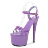 Zingj Leather Sandals Special High Heels Heel Sexy Black Waterproof Platform Hate Day Superb High Slippers Female