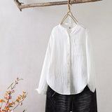 Women's Long Sleeve Shirt Women's Double Cotton T-Shirt Soft Comfort Women's Long Sleeve Shirts In Fall