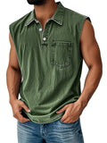 Explosion Of Sleeveless T-Shirts For Young Men's Leisure Trend To Open The Door To