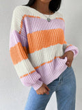 And Winter Long-Sleeved Jacket Sweater Casual Loose Lazy Wind Knitting Top