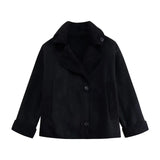 Burst Women's Clothing Lint With Velvet Warm Fur