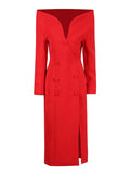 Fashion Personality Windwear Women 2025 Spring New Trend Style Design Long High-End Pure Color