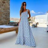 New-Style Beach Dress Suit Sexy 2025 New Export Summer Resort Wind