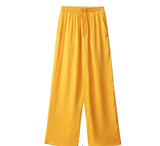 New Pocket Pendent Loose Shirt Elastic Waist Pant