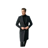 Men's English Men's Long Coat Long Sleeves And Coat Autumn And Winter
