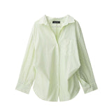 Striped Shirt Tops Casual Shorts Set 2025458 6929435