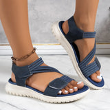 2025 Sandals Women's Large-Size Car Sewing Slopes And Casual Magic