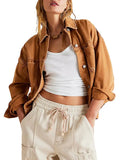 A Casual Shoulder Denim Jacket-Outfit
