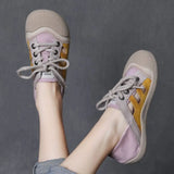 Layer Of Cowhole Retro Hollow Hole Shoe Woman 2025 Summer New Mori Art Sandals Casual Single