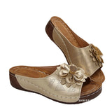 Women's Shoes 2025 Spring And Summer New One Flower-Dew Slippers Women Cool
