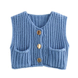 Women's Explosive Coarse Knitted Vest
