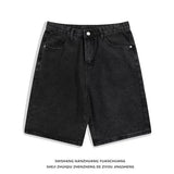 Y2K Vintage Denim Shorts Men's Harajuku Punk High-Waisted Denim