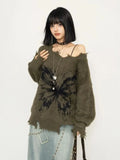 Grunge Butterfly Fluffy
