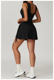 Tank Wrap Skort Tennis Dress- Outfit