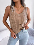 Wind Shooting Spring And Summer Leisure V Collar Button Jasmine Blouse Holiday Knitted Shirt