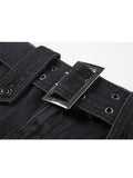 Women Denim Shorts Skirt Vintage Streetwear A-line Jeans Skirts Casual All Match Female Slim Package Hip Mini Skirt 2023