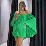 Summer New Women's Shoulder-To-Shouldered Small Shorts Half-Dress Temperament Fashion