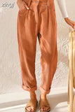 Autumn Casual Corduroy Pants Women's Loose Straight Loose Trousers for Women High Waist Pants New All-match
