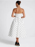 Women's Clothing Wave-Tlenbed Dress French Hepburn Wind Waist Fashion