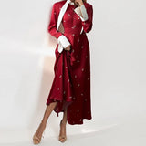 French Collar Long Sleeve New Women's Temperament Elegant Long