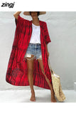 Beach Cover Ups for Swimwear Women Blouse Black Tie Dye Swimsuit Cape Casual Loose 2023Beachwear Outfits
